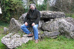 Tom at Lough Gur